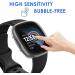 NANW 4-Pack Screen Protector Case for Fitbit Sense 2/Versa 4 | Soft TPU Bumper | Full Cover Protective Cases | Scratch-Proof | Black/Charcoal/Blue/Clear - Buy Online on SooperMarket.com