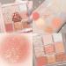 Lovelycat 9 Colors Glitter Eyeshadow Makeup Palette Matte High Pigmented Colorful Creamy Texture Eye Shadow Powder Natural Waterproof Long Lasting Eyeshadow Powder Cosmetics (orange) - Buy Online on SooperMarket.com