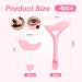 4pcs Eyeliner Stencils Eyeliner Helper Tool Silicone Eyeliner Eyeshadow Stencils Mascara Shield Applicator for Eyeliner Eyelashes Eyebrows Lip Liner Face Contour (Pink) - Buy Online on SooperMarket.com