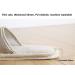 6 Pair Open Toe Breathable Spa Slippers for Hotel Guests - Beige Medium & Gray Large - Washable Unisex Slippers - Buy Online on SooperMarket.com