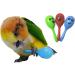 WACURRENTHYD 3PCS- Colourful Mini Ball Sand Hammer Parrot Rattle Shaker Musical Sound Toy Intelligent Sand Hammer Toys for Parakeets Canaries Cockatiels Conure Lovebirds(Random Color) - Buy Online on SooperMarket.com