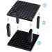 Multi Bin Art Brush Organizer 96 Hole Plastic Pencil & Brush Holder Colored Pencils Markers - Desk Stand Organizer Holder Fits Paint Brushes Dryer Holder for Pens Colored Pencils Markers (1) - Buy Online on SooperMarket.com