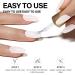 AILLSA Milky White Gel Nail Polish - 15ml Nude Milky Soak Off UV Gel Polish | Quick Dry Transparent Jelly Gel Nail Polish for Long Lasting Manicure DIY at Home - Buy Online on SooperMarket.com