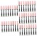 HAPINARY 40 Pcs Mascara Tube Makeup Sample Jars Portable Brush Brow Tube Abs Pink