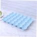 OSALADI Box Egg Holder Organizer Refrigerator Egg Holder Container Egg Tray Blue 29*19CM - Buy Online on SooperMarket.com
