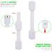 Child Safety Cabinet Locks - Baby Proofing Latches for Cabinets, Drawers, Cupboards, Fridge, Toilet - 8 Pack White & Black - Buy Online on SooperMarket.com