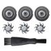 Men's Electric Shaver Replacement Head Blades Compatible with SweetLF Electric Razor SWS7105 with Cleaning Brush Shaver Head Blades