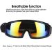 Dog Sunglasses Pet Fashion Goggles Wide View Dog Plastic Glasses for Wind Dust Snow Protection Adjustable Elastic Straps Pet Glassesfor Medium and Large Dogs(Black) - Buy Online on SooperMarket.com