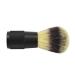 Shaving Brush Black Alloy Handle Soft Bristles Synthetic Foam Beard Brush for Men