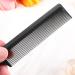 Dazisen Anti-Static Tail Combs Set - Fine Tooth Salon Barber Hairdressing Comb with Stainless Steel Handle for Men and Women - Black (Pack of 3) - Buy Online on SooperMarket.com