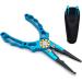 Ismosm Fishing Pliers & Gripper: Multi-Functional Gear for Salt & Fresh Water - Blue - Buy Online on SooperMarket.com