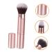 Double-Ended Retractable Makeup Brush | Foundation Blending & Blush Brush - Rose Gold Dual End Cosmetic Tool - Buy Online on SooperMarket.com