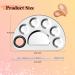 Stainless Steel Makeup Mixing Palette & Spatula Tool for Foundation & Nail Art - Lightweight Artist Tool for Cosmetic Mixing - Buy Online on SooperMarket.com