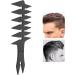 Wide Tooth Hair Comb Double Sided Oil Styling Comb for Men Portable ABS Material (Black) - Buy Online on SooperMarket.com