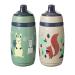 Tommee Tippee Superstar Insulated Sportee Toddler Water Bottle (9oz 12+ Months 2 Count) Green and Warm Gray 2 Count Mossy Green & Cedar Grey