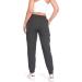 Women's Lightweight Black Cargo Joggers - X-Large | Outdoor Travel & Workout Pants - Buy Online on SooperMarket.com