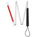 wemee Aluminum Folding Cane 4-Sec Folding Cane with Rolling Tip for Blind Walking Stick
