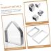 ABOOFAN 1 Set Christmas Baking Tools Mini Cake Molds Donut Mold Cutter Pressing Molds Biscuit Mold 3D Fudge - Buy Online on SooperMarket.com