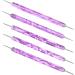 Toseky Nail Liner Brushes | Nail Liner Brush Dotting Pen Double Ended Multifunctional Nail Brushes Miniature Painting Brushes Nail Liner Brush Dotting Pen Purple - Buy Online on SooperMarket.com