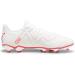 PUMA Men's Future Play FG/AG Football Shoe - EU 43 White & Fire Orchid | International Shipping Available - Buy Online on SooperMarket.com