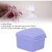 Face Mask Container - Exquisite Trapezoid Lock Design Case for Travel - Purple - Ideal for International Shipping - Buy Online on SooperMarket.com