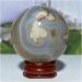 Natural Sphere Cherry Agate Crystal Ball Natural Gemstones Quartz Sphere Fengshui Home Decoration 1pc (Color : 170-190g) - Buy Online on SooperMarket.com