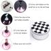 Kalolary Nail Art Display Stand Set - Pink Magnetic Holder for Fingernail Tips, Crystal Chessboard Design for DIY Training Practice - Nail Art Holder Stand - Buy Online on SooperMarket.com