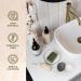 CSM Organic Konjac Sponges 3-Pack - Gentle Exfoliating Facial Cleansing Sponge with Activated Bamboo Charcoal - Natural Sponge Set for Pore Cleansing and Impurity Removal - Buy Online on SooperMarket.com