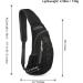 Buy G4Free Light Breast Pocket Sling Backpack - Perfect Travel & Cycling Bag | Black Triangle Shoulder Pack - Buy Online on SooperMarket.com