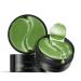 Tumnea Eyes pads Eye circles moisturizing eye mask golden seatang eye mask anti -aging eye pads against tear bags eye care Algae Eye Film 80G (60 Post / 30 pairs) 5 pieces (1 Pack)