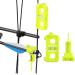 SOPOGER Archery Multifunctional Bow Level Tuning and Mounting String 3D Printing Compound Bow Sight Tuning Bubble Level Combo Tool Kit for Compound Bows Yellow