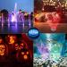 Zhongkaifa underwater light with remote control RGB multi color changing waterproof LED underwater light pond lighting pool lighting for vase base party christmas swimming pool wedding (4 pcs) - Buy Online on SooperMarket.com