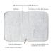 Luxdag A5 Moms Organizer with Zipper - Customizable Felt Cover for Mother's Pass Ultrasound Pics & Vaccination Record - Perfect Gift for Expecting Mothers - Light Gray/Heart Design - Buy Online on SooperMarket.com