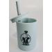Silicone Toddler Training Cup | Sippy Cup with Straw | Non-Slip & Unbreakable | BPA-Free | Ice Blue with BFF Logo - Buy Online on SooperMarket.com