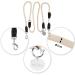 Buy Lionto Adjustable Dog Leash - Multifunctional Double Leash Weatherproof & Robust 200 cm - Beige Medium - Perfect for All Dogs - Buy Online on SooperMarket.com