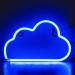 Xiyunte LED neon light cloud neon sign cloud led neon shield cloud battery or USB operated neon light cloud for wall decoration B-blue cloud