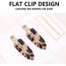 No Bend Hair Clip No Crease Duckbill Hair Clips No Crease Hair Clips Bangs Hair Clip No Dent Hair Barrettes Styling Duckbill Clips(Leopard) - Buy Online on SooperMarket.com