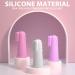 Silicone Finger Toothbrush for Toddlers and Baby Teething Massager - Gentle Oral Hygiene Training - 3 Pack (Girls) - Buy Online on SooperMarket.com