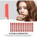 48pcs Hair Perm Rods Plastic Perming Rods Curlers Hair Rollers Curlers with Tail Comb Hair Perming Kit for Hairdressing Hair Styling or DIY Tool(Red) - Buy Online on SooperMarket.com