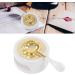 Letter Wax Sealing Kit - Wax Warmer Spoon Brass Head & Wooden Handle in Brown (Milky Gray) | International Shipping - Buy Online on SooperMarket.com