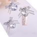 3pcs Stand Out With Organza Bowknot Nail Art Rhinestones Accessories For Fingernail Decor Nail Art Tools White