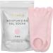 Moisturizing Gel Heel Socks - Heal Dry Cracked Feet | Lavender & Jojoba Infusion | Perfect Gift (1 Pair Pink - Buy Online on SooperMarket.com