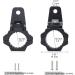 UTV Whip Mount 2pcs Antenna Mounts | Off-Road Flag Pole Bracket | Aluminium Alloy, 360 Rotating | Fits All SXS 1.75-2 Roll Cage | Black - Buy Online on SooperMarket.com