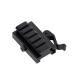 Dagger Defense Quick Detach, 5X Slot Rail Riser for Single Rail Systems and add on Accessories