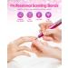 YBLNTEK 80Pcs Sanding Bands for Nail Drill - 3.1MM Mandrel Bit 80/120/180/240 Grit Ideal for Acrylic & Gel Nail Shaping - Buy Online on SooperMarket.com