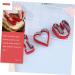 Zerodeko 9 Pcs Valentine's Day Stencils Reusable Cake Mold Kitchen Chocolate Molds Valentines Day Cookie Cutters Letter Stamps for Clay Cookie Mold Sandwich Die Cutting Stainless Steel Red - Buy Online on SooperMarket.com