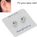Magnetic Earrings for Weight Reduction | Non-Pierced Acupuncture Style for Wellness - Buy Online on SooperMarket.com