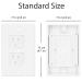 8 Pack Upgraded Self Closing Electrical Outlet Covers | Baby proofing Safety Universal Wall Socket Plate | Automatic Sliding Cap Cover Standard Wall Outlet Covers (8 Pack) - Buy Online on SooperMarket.com