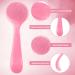 Buy Wllhyf 2-Pack Manual Face Cleaning Brush - Soft Silicone Peeling Pad with PP Handle for Clear Skin (Blue & Pink) - International Shipping - Buy Online on SooperMarket.com