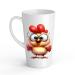 White Ceramic Kids Chicken Mug - Large 483 ml Perfect for Hot Chocolate or Milk Fun and Easy to Use